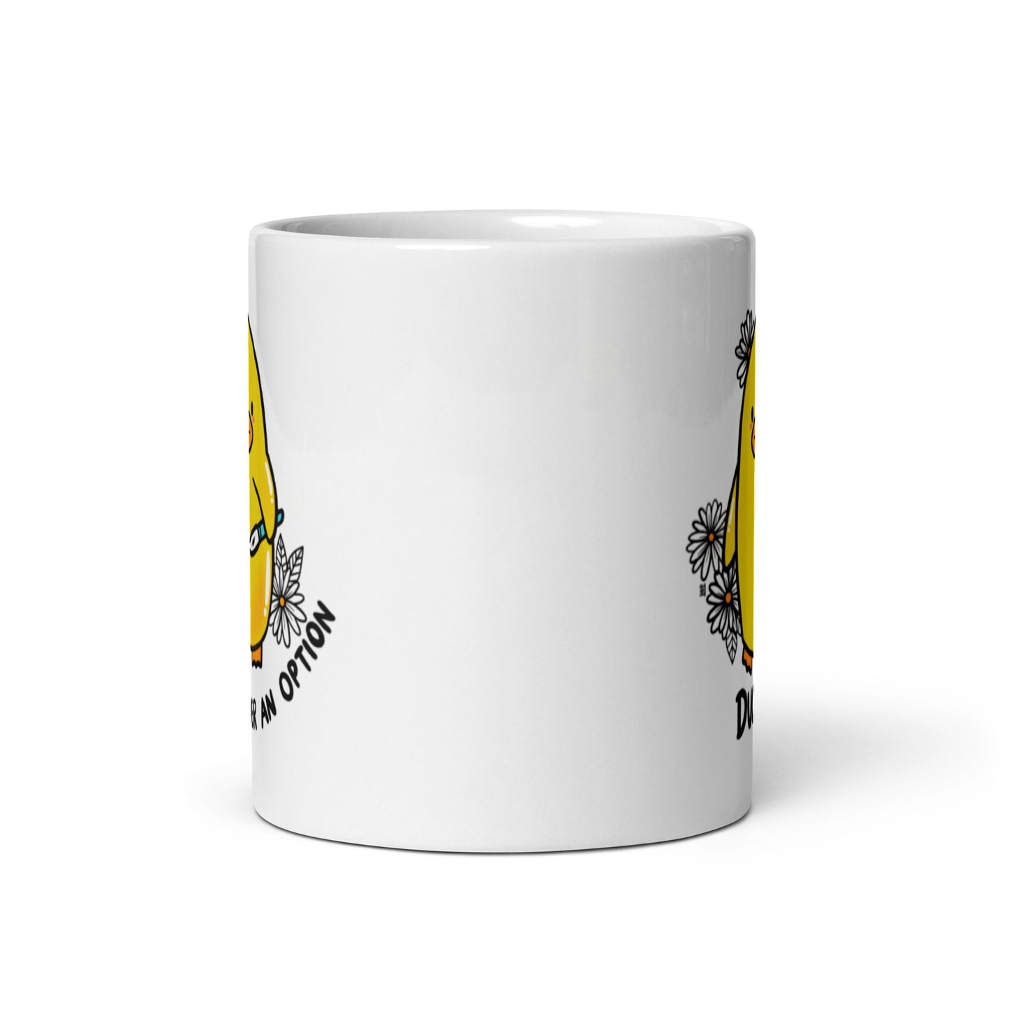 Duck Off and Peace Was Never An Option Double-Sided Mug