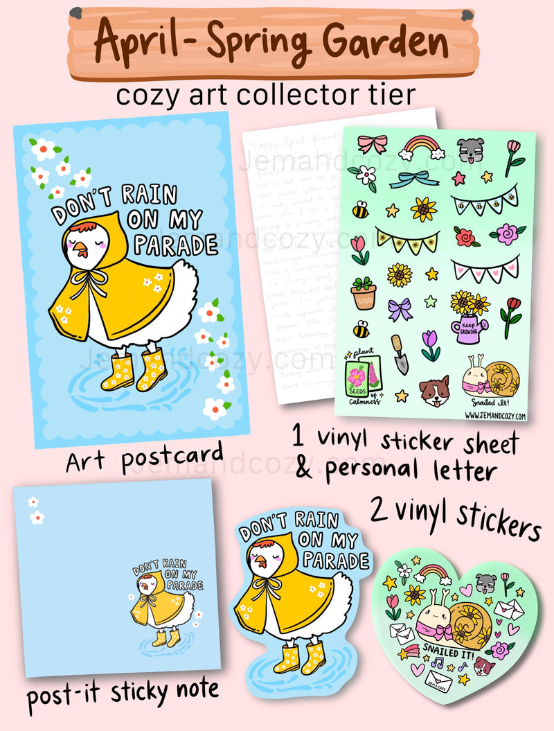 April Stationery Mail Club: Spring Garden