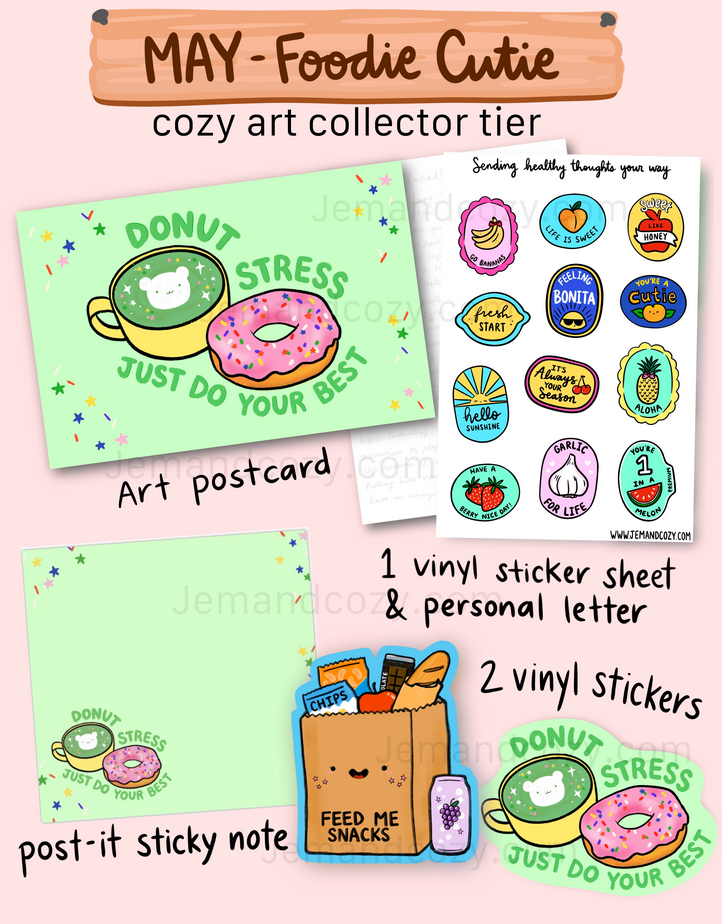 May Stationery Mail Club: Foodie Cutie