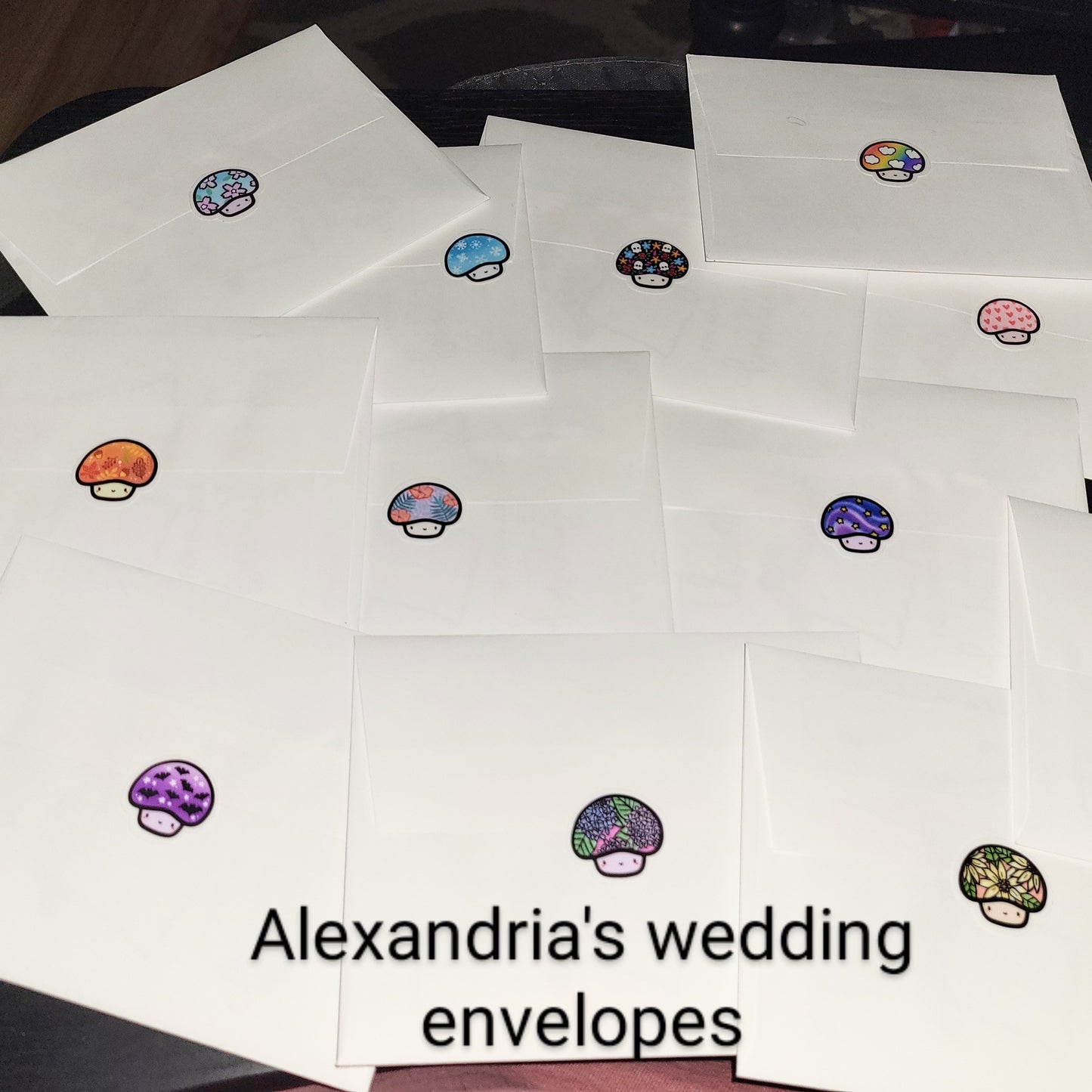 Mini Mushies Mushroom Vinyl Sticker Sheet (4x6")