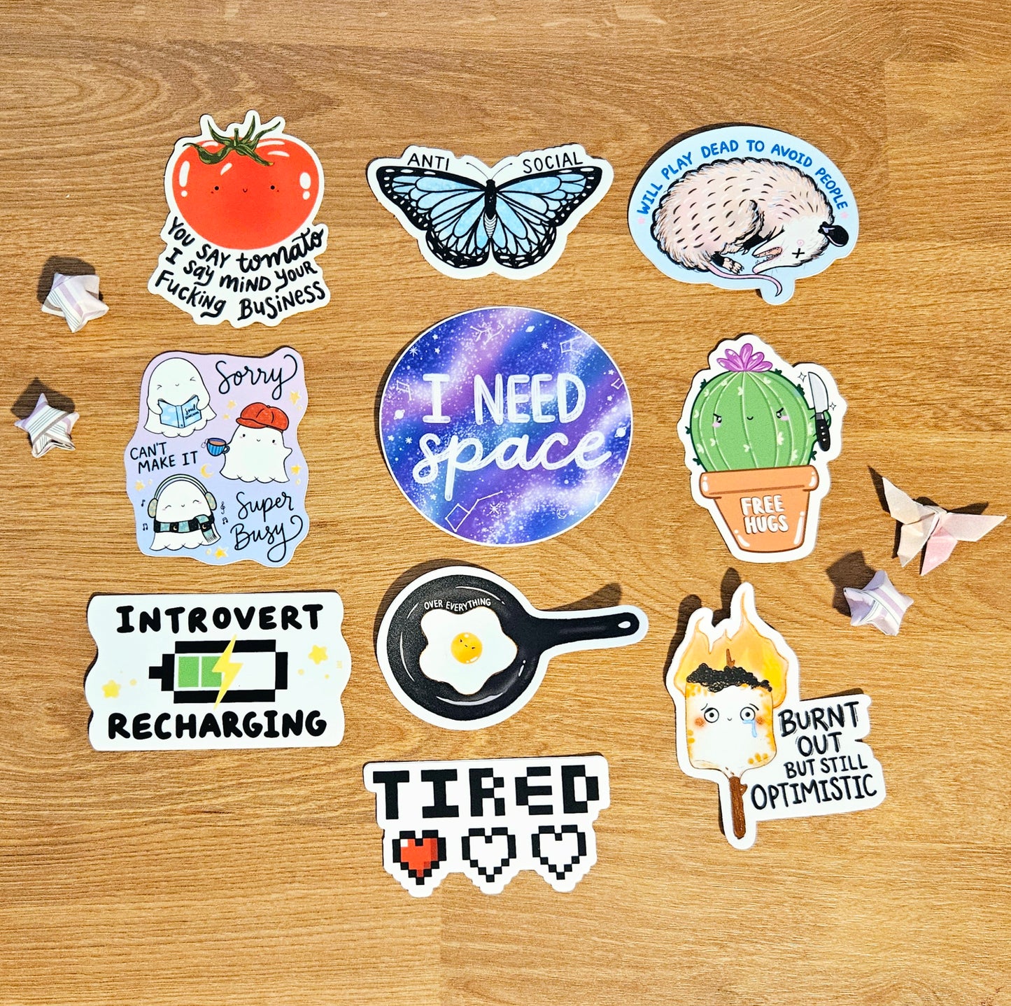 Introvert Sticker BUNDLE (Set of 10)