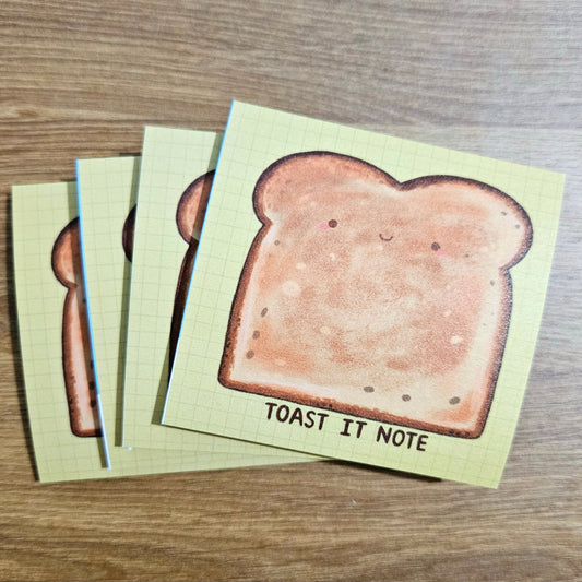 BURNT Toast It Sticky Notes (Grade B)
