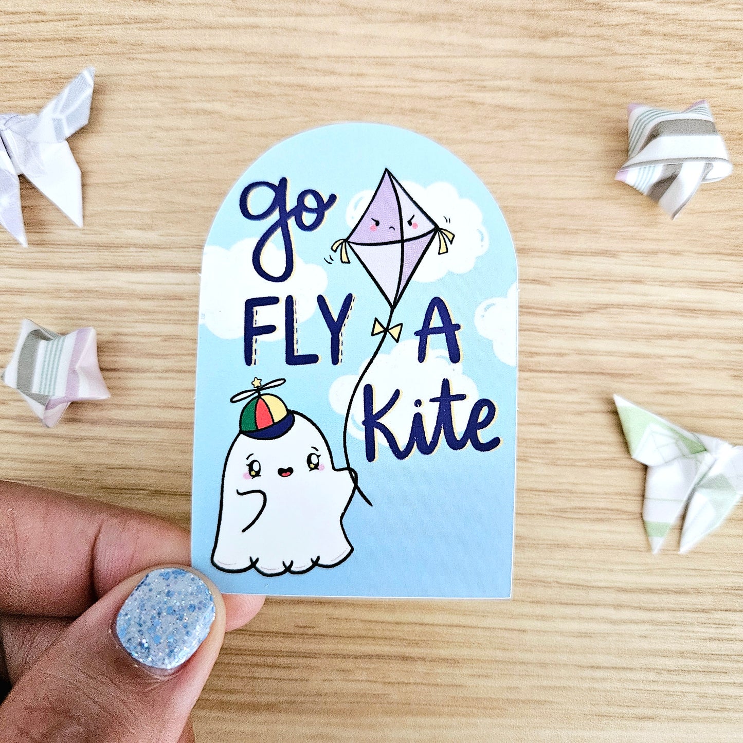 Last Chance Go Fly a Kite Vinyl Sticker