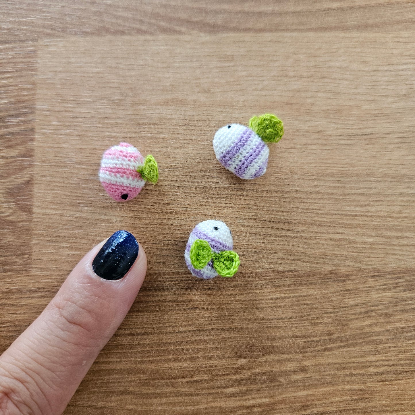 Micro Crochet Baby Bumblebee