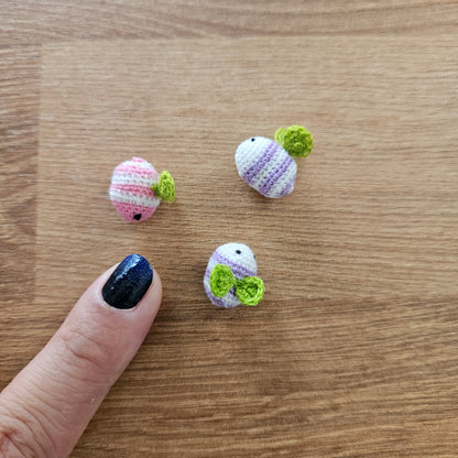 Micro Crochet Baby Bumblebee