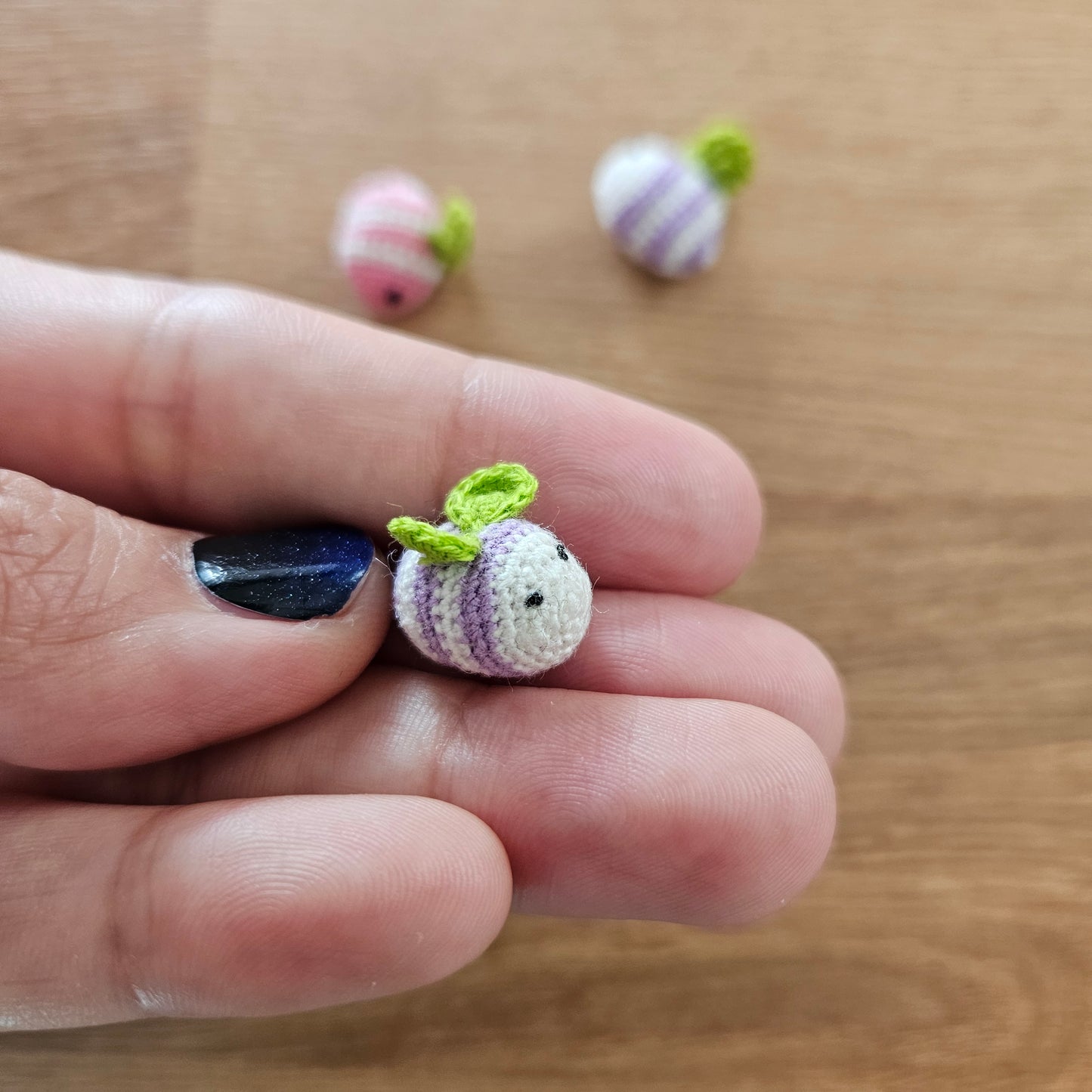 Micro Crochet Baby Bumblebee