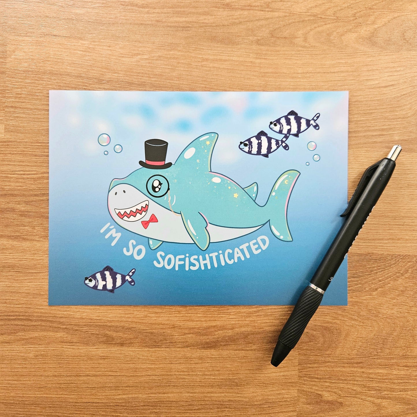 I'm so Sofishticated Shark Art Print(5x7")