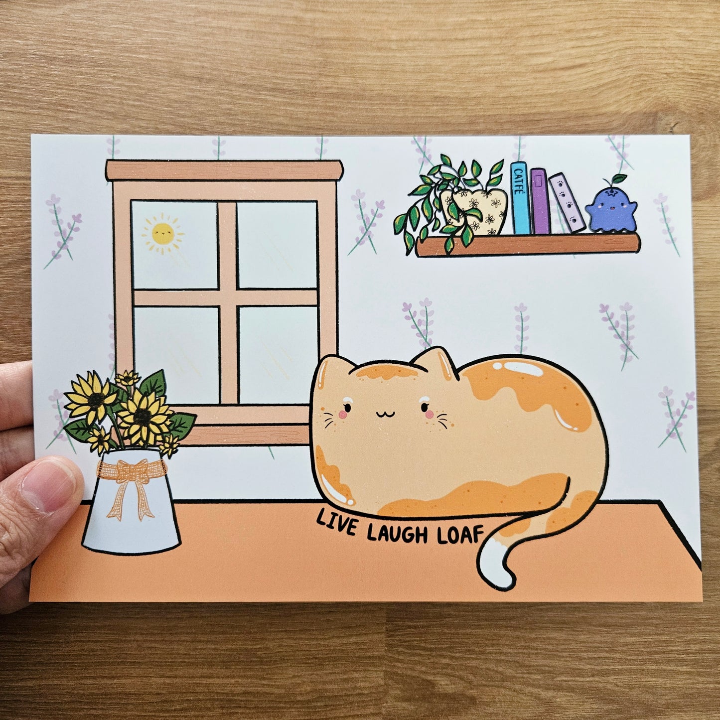 Live Laugh Loaf Art Print(5x7")