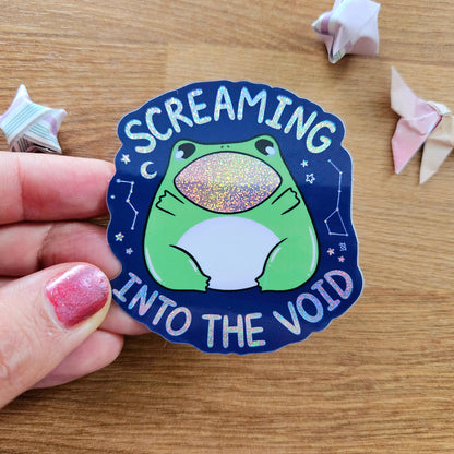 Screaming into the Void Vinyl Sticker