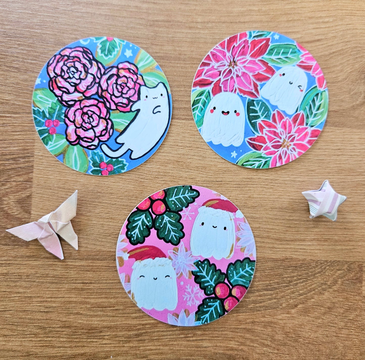 Holiday Painting Vinyl Stickers