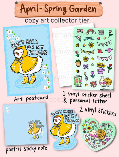 Stationery Mail Club: Cozy Art Collector Tier