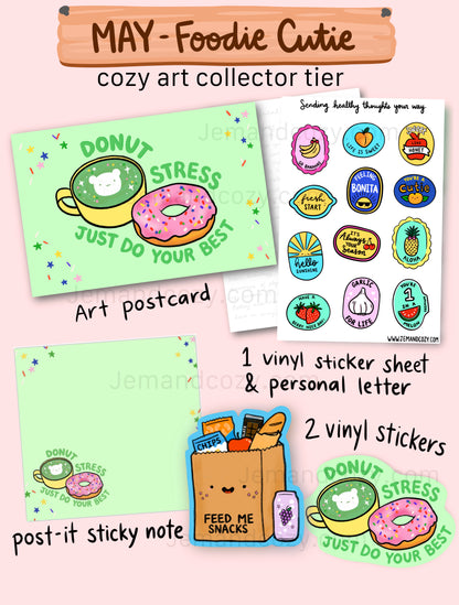 Stationery Mail Club: Cozy Art Collector Tier