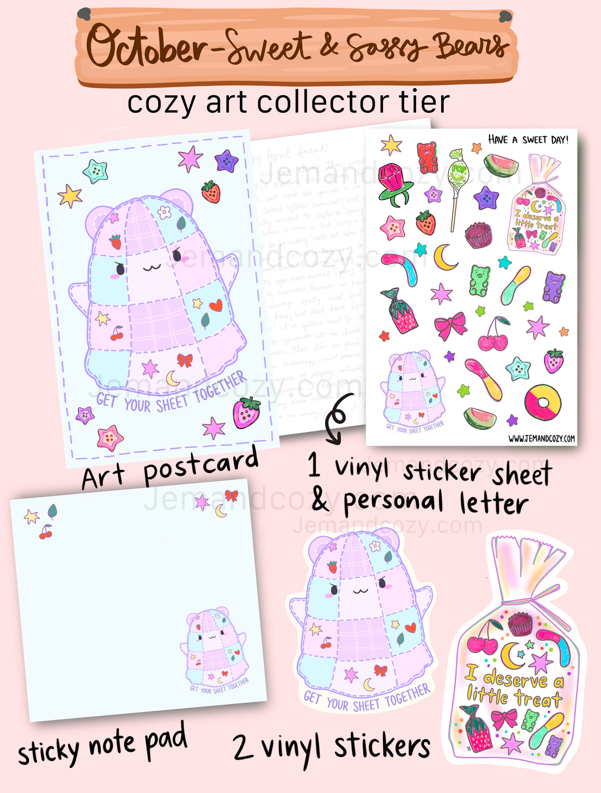 Stationery Mail Club: Cozy Art Collector Tier