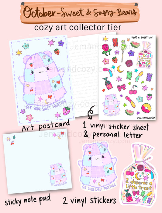Stationery Mail Club: Cozy Art Collector Tier
