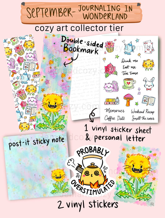 Stationery Mail Club: Cozy Art Collector Tier