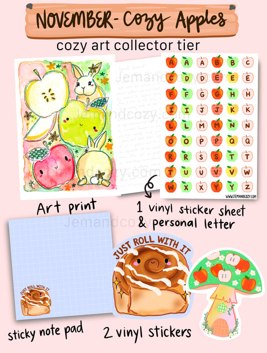 Stationery Mail Club: Cozy Art Collector Tier