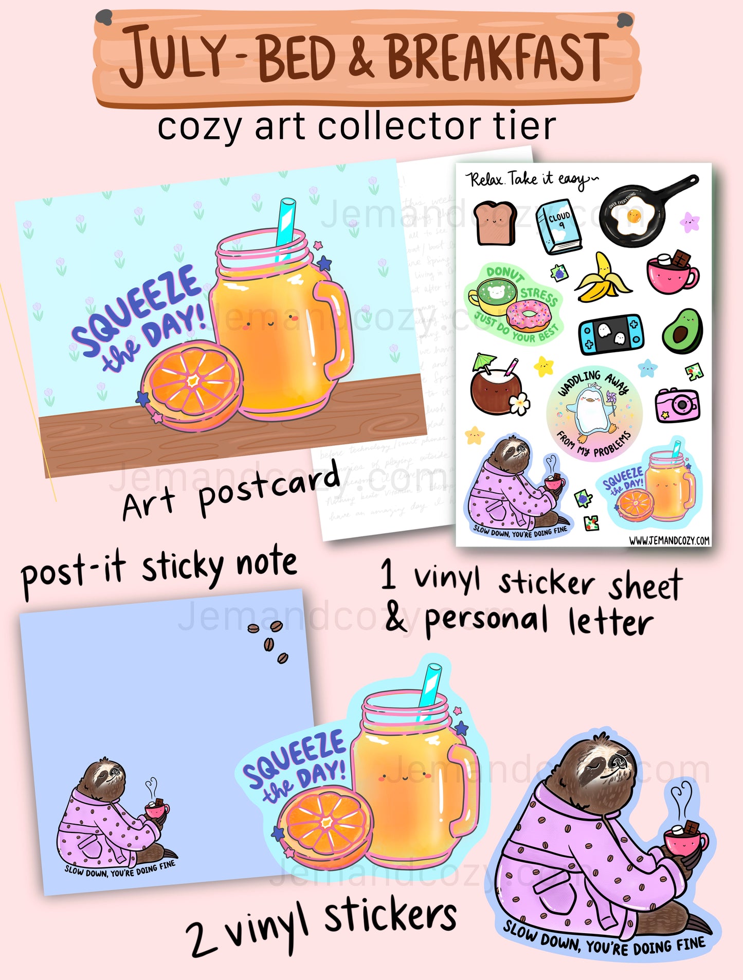 Stationery Mail Club: Cozy Art Collector Tier