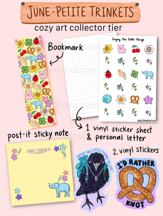 Stationery Mail Club: Cozy Art Collector Tier