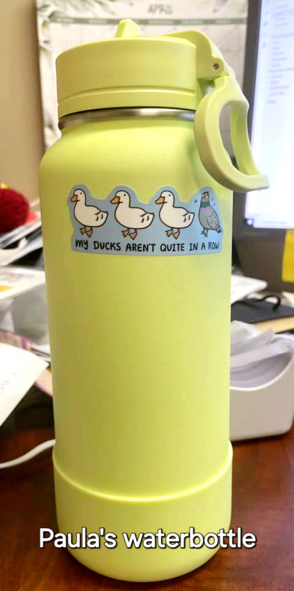 My Ducks Aren't Quite in a Row Vinyl Sticker