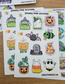 Spooky Mini Stickers Vinyl Sticker Sheet (4x6")