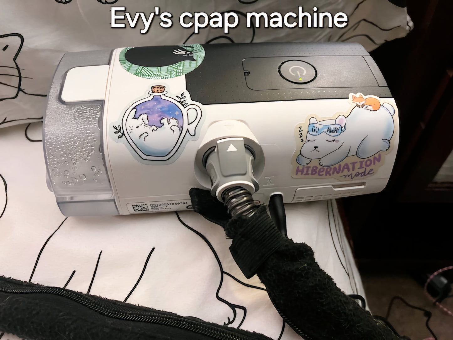 Hibernation Mode Polar Bear Vinyl Sticker