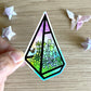 Starry Succulent Terrarium Vinyl Sticker