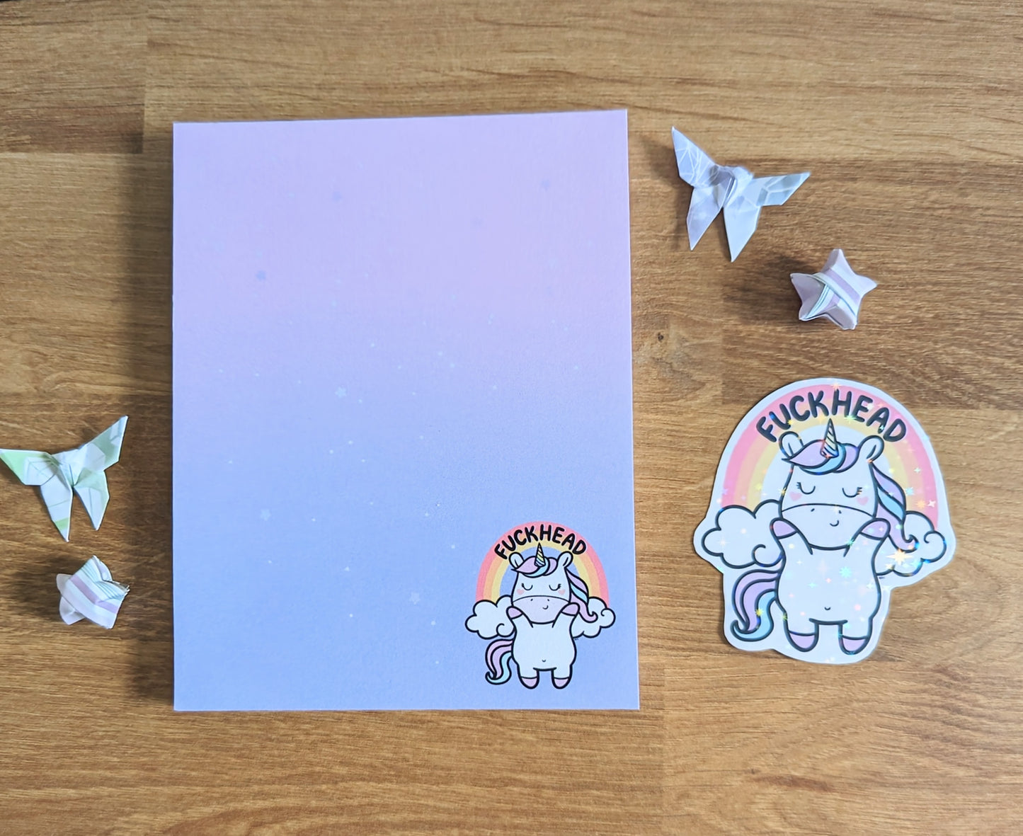 SALE Fuckhead Unicorn Notepad
