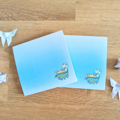 Trying My Best TURTLE Sticky Notes