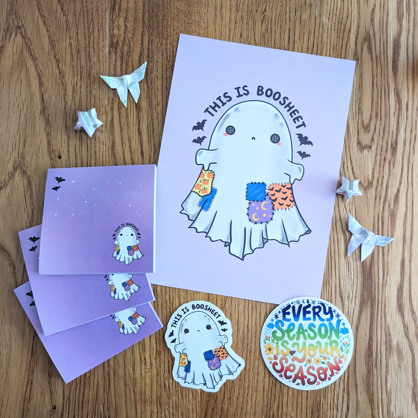 Every Season Is Your Season Clear Vinyl Sticker