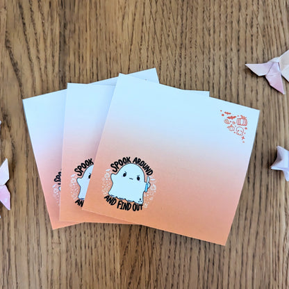 Spook Around And Find Out Sticky Notes