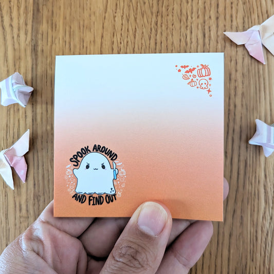 Spook Around And Find Out Sticky Notes