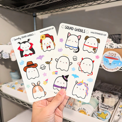 Original Squad Ghouls Sticker Sheet (4x6")