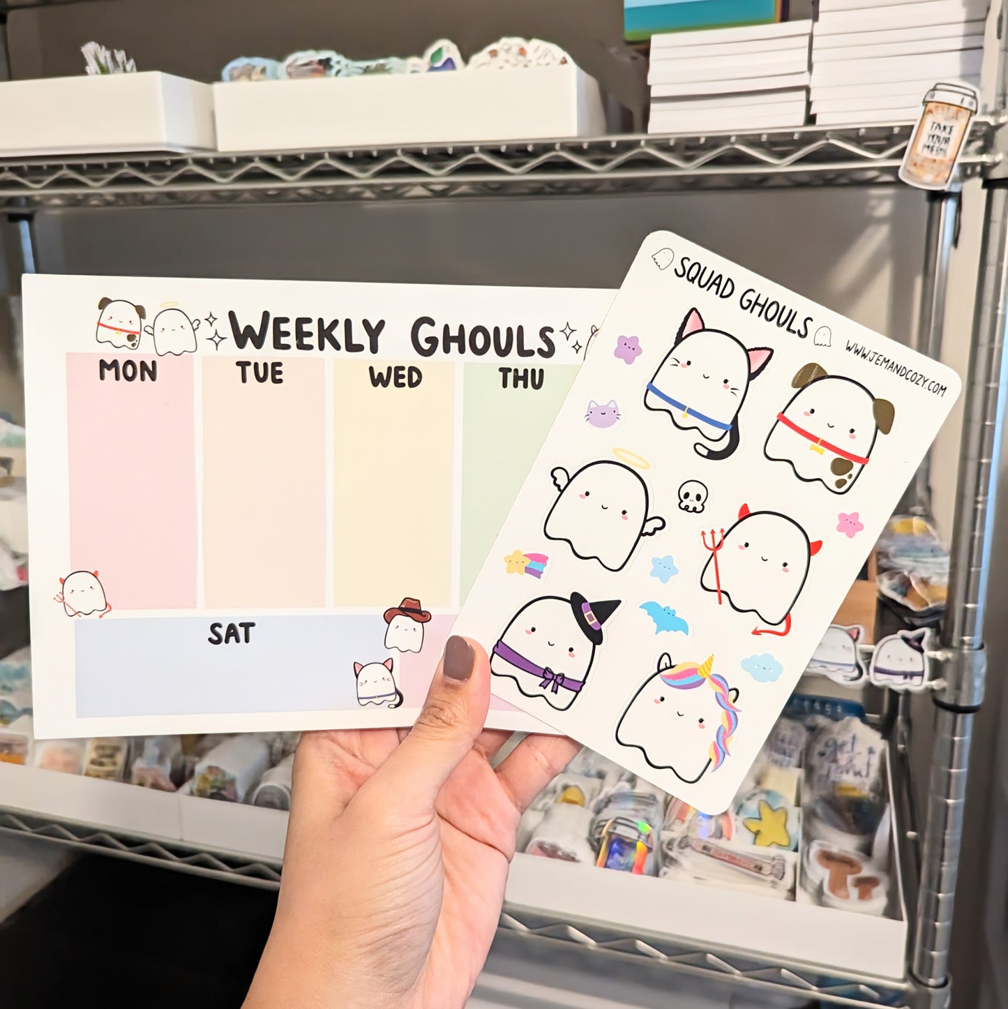 Weekly Ghouls Weekly Planner Pad
