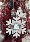Hand painted Snowflake Ornament