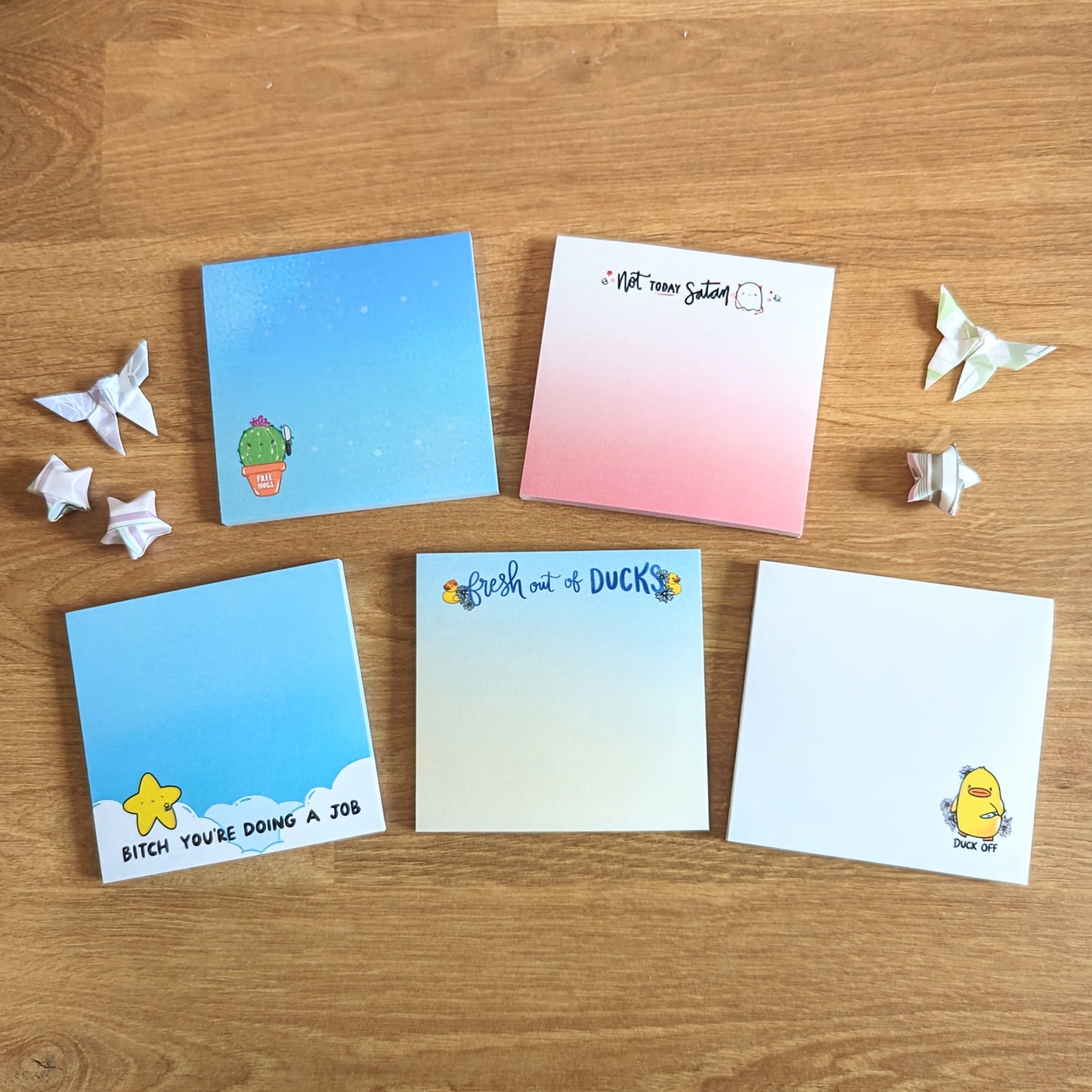 Snarky Sticky Note BUNDLE - Set of 5