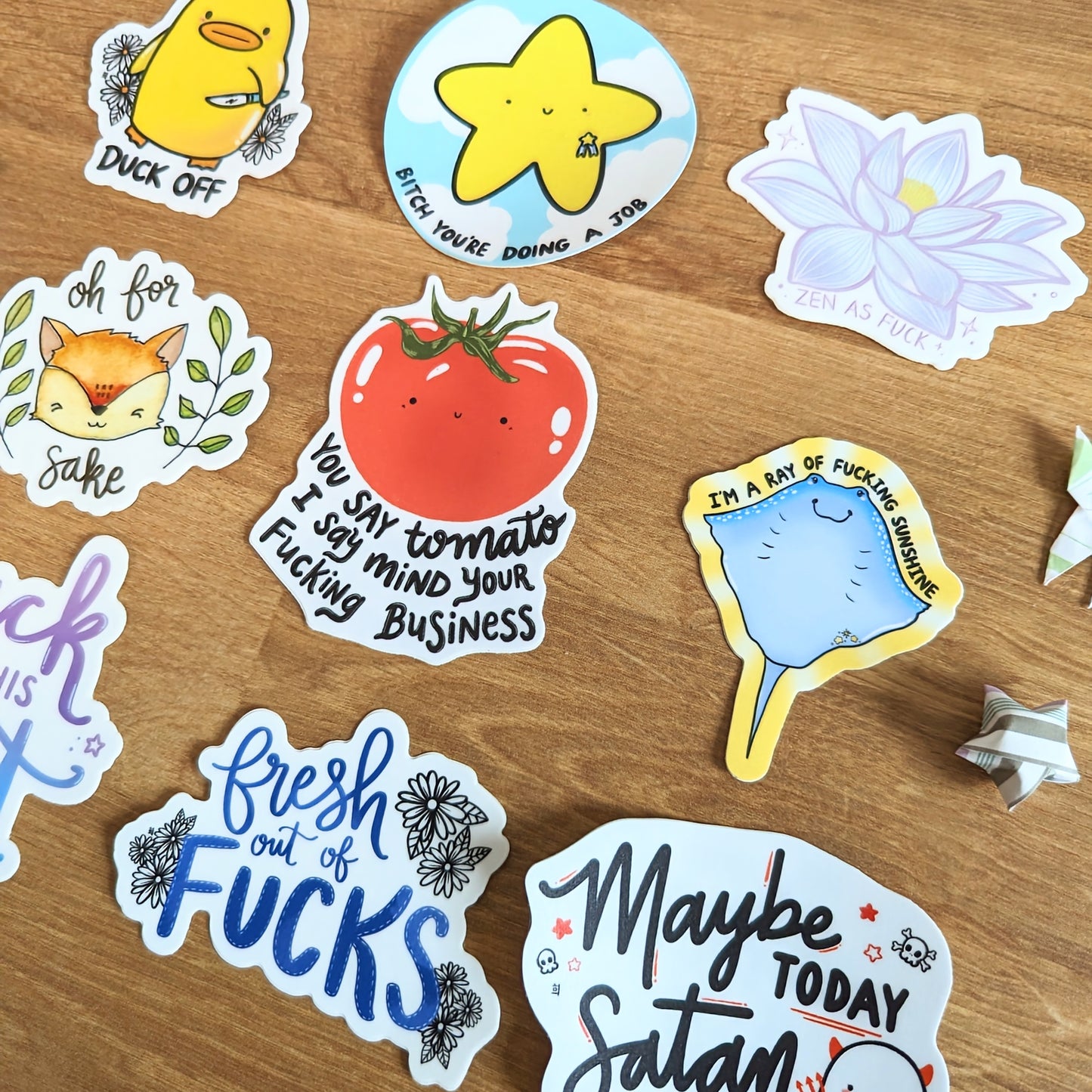 Snarky Sticker BUNDLE (Set of 9)