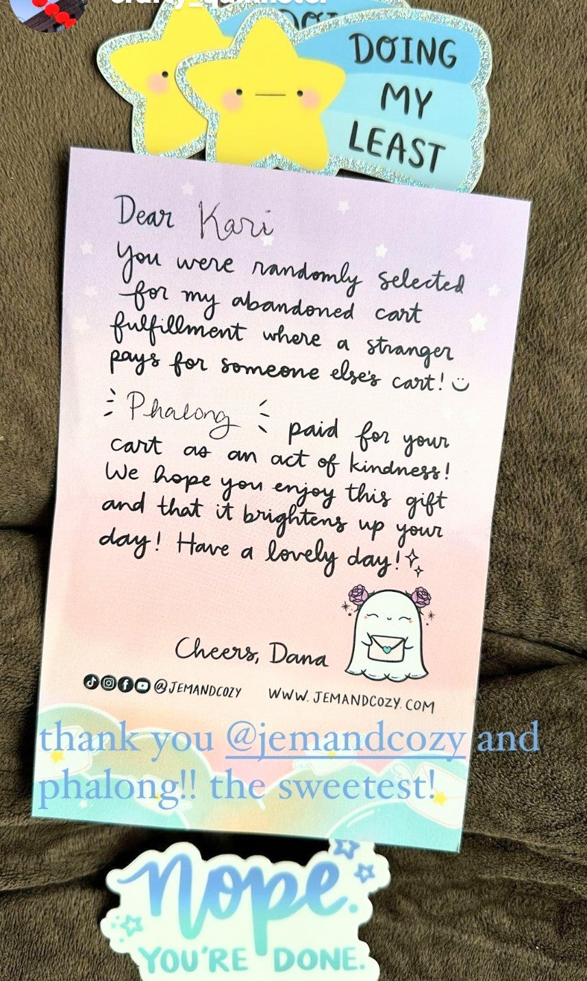 Abandoned Cart Fulfillment - Make Someone's Day