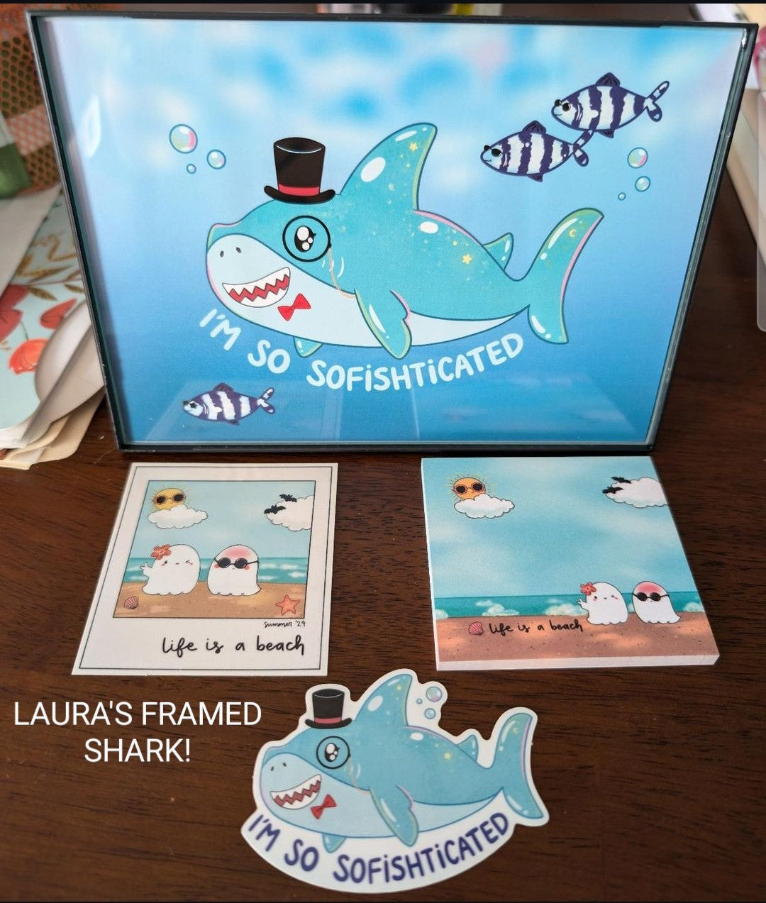 I'm So Sofishticated Clear Vinyl Sticker