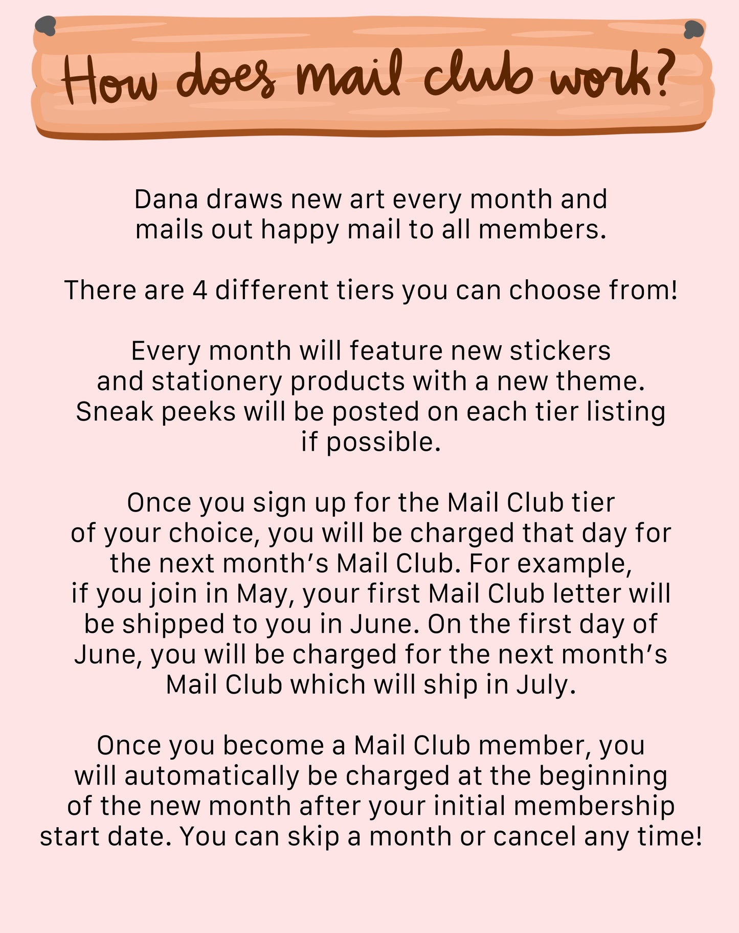 Stationery Mail Club: Sticker Sampler Tier