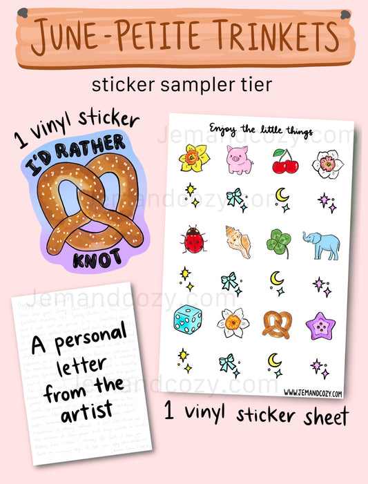 Stationery Mail Club: Sticker Sampler Tier
