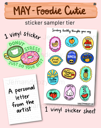 Stationery Mail Club: Sticker Sampler Tier