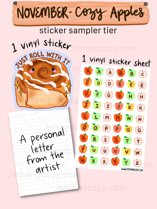 Stationery Mail Club: Sticker Sampler Tier