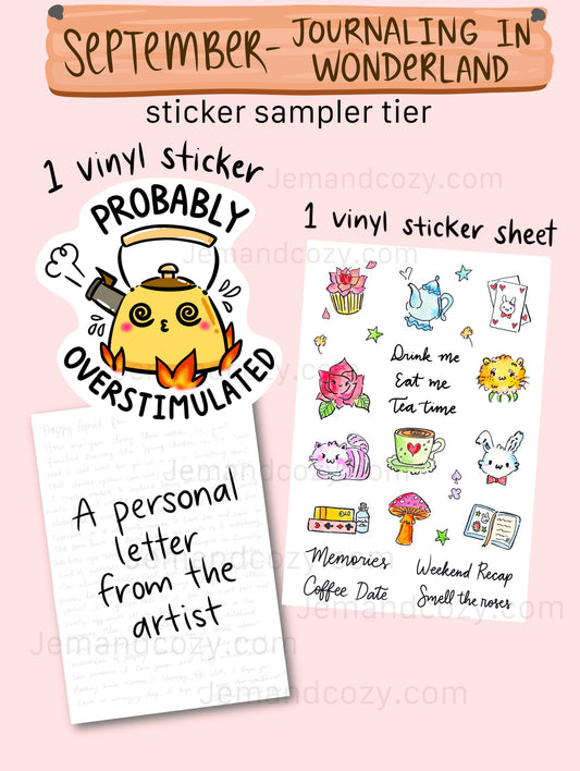 Stationery Mail Club: Sticker Sampler Tier