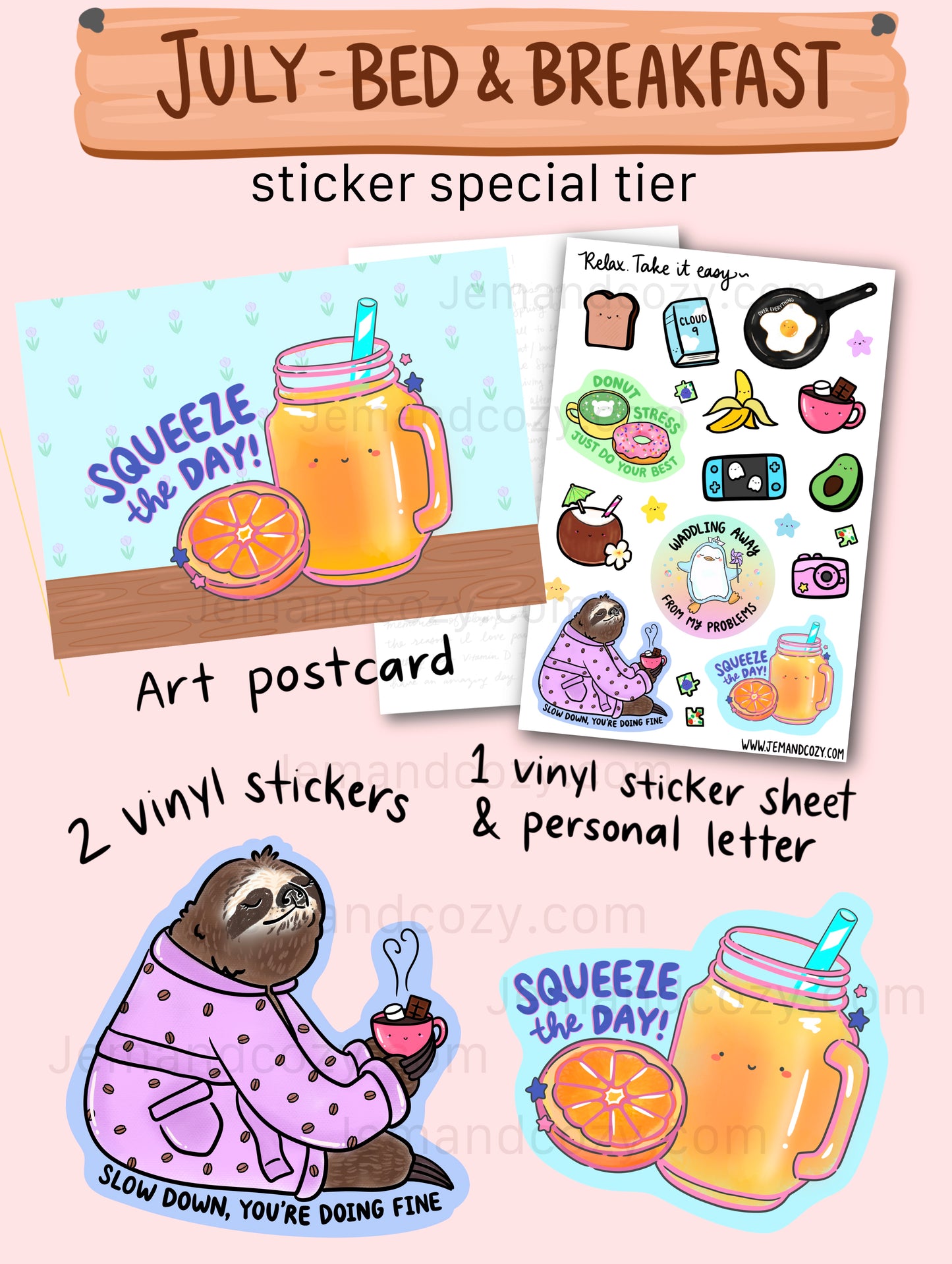 Stationery Mail Club: Sticker Special Tier