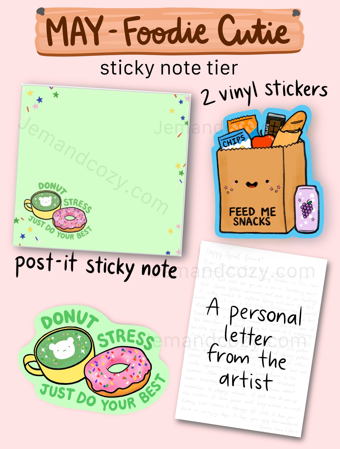 Stationery Mail Club: Sticky Note Tier