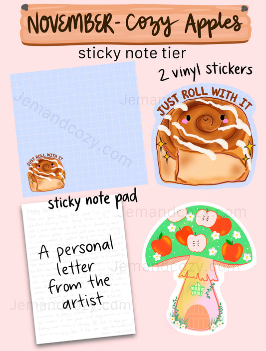 Stationery Mail Club: Sticky Note Tier