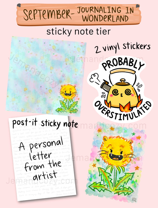 Stationery Mail Club: Sticky Note Tier