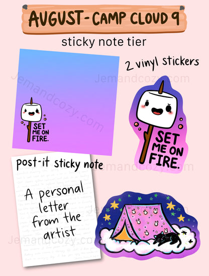 Stationery Mail Club: Sticky Note Tier