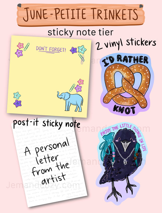 Stationery Mail Club: Sticky Note Tier