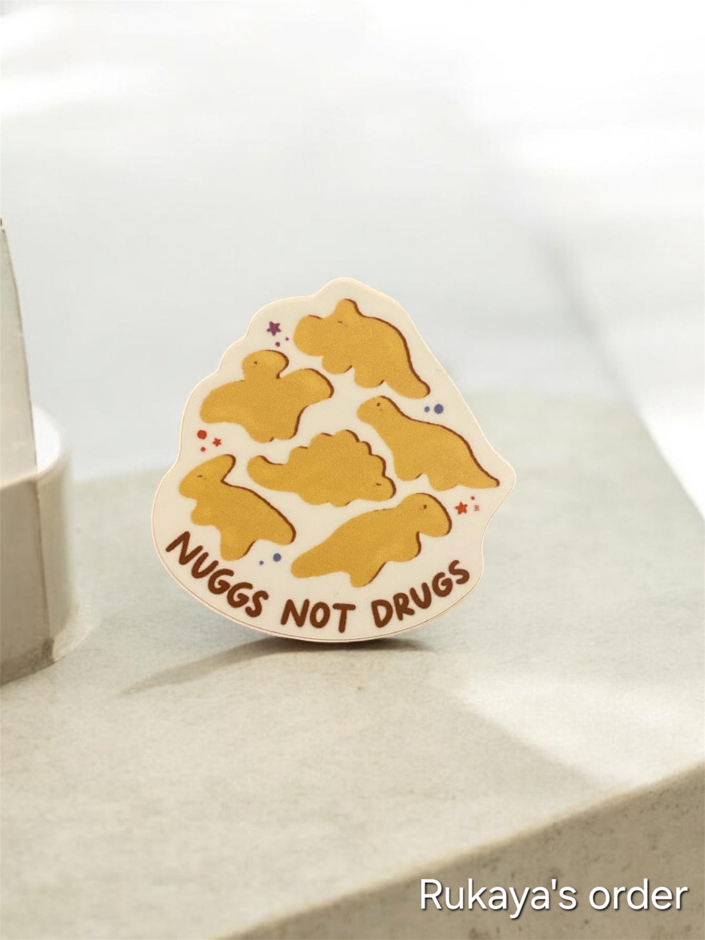 Nuggs Not Drugs Vinyl Sticker